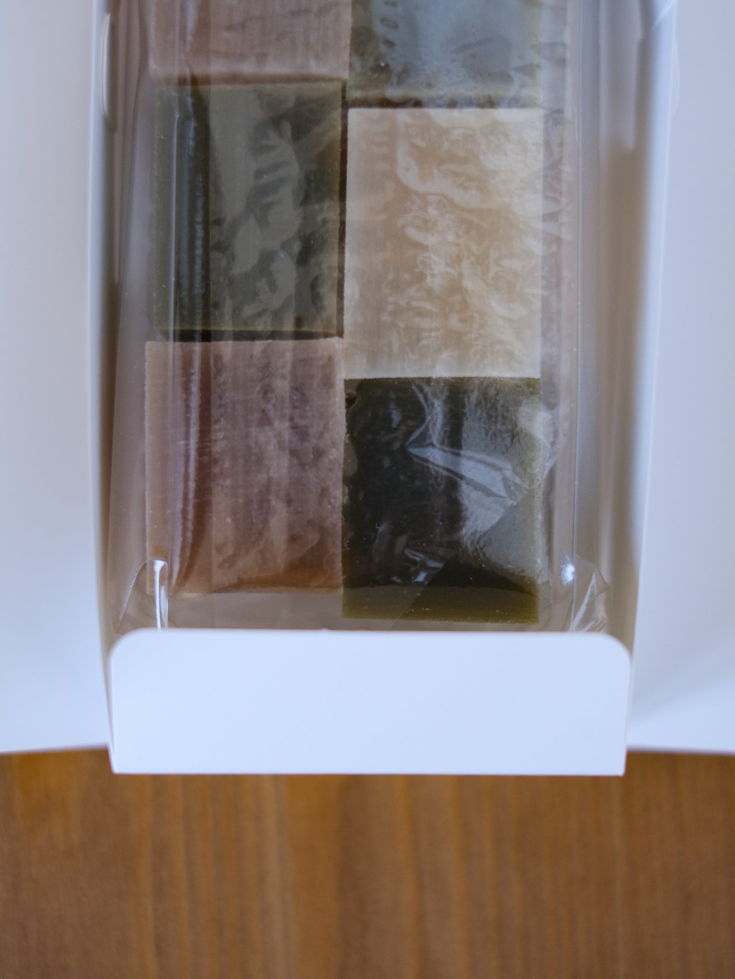 白餡・小豆・抹茶の3種を詰め合わせ!「こまか切羊羹」《小城羊羹》