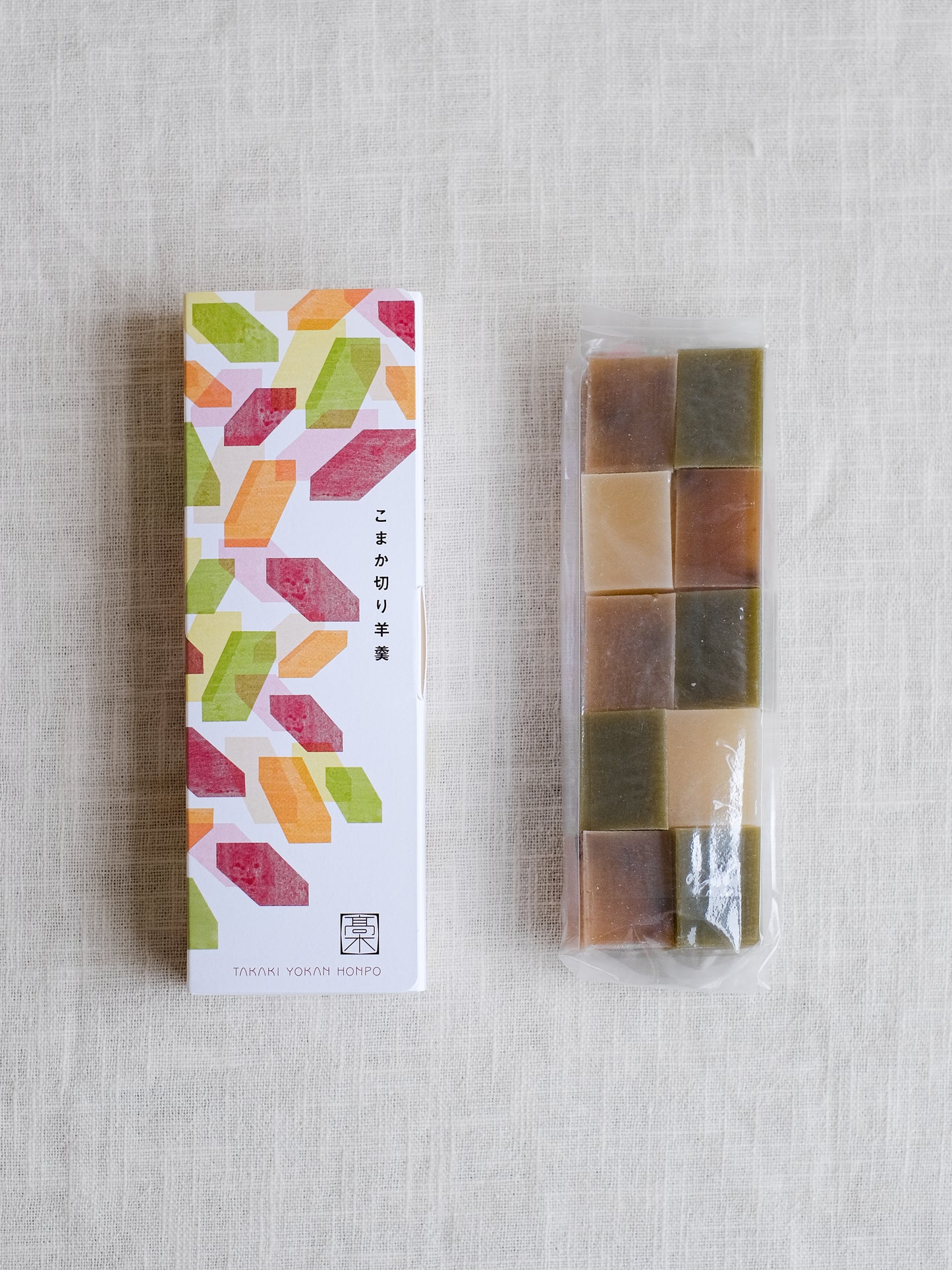 白餡・小豆・抹茶の3種を詰め合わせ!「こまか切羊羹」《小城羊羹》