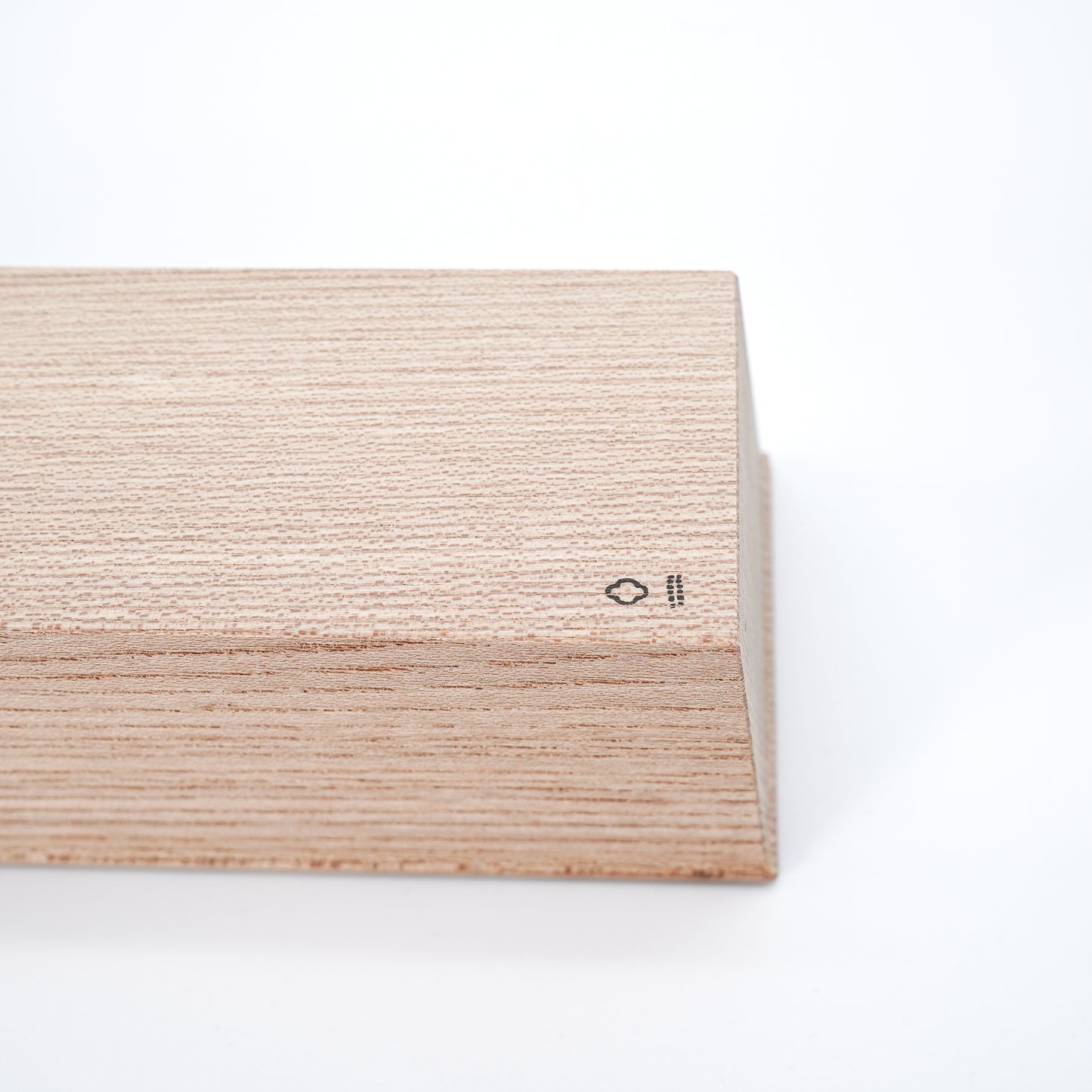 箸箱 楡 木地仕上