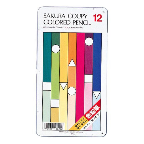 クーピー色鉛筆 12色