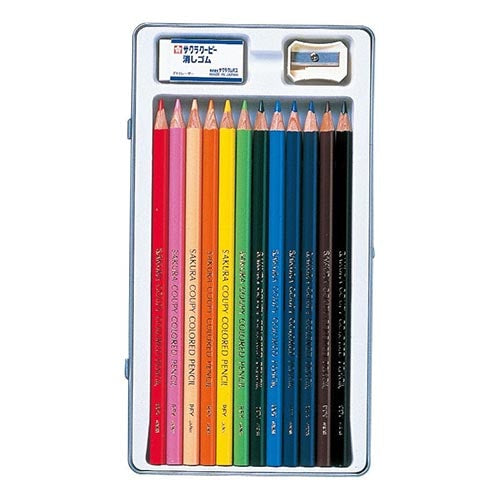 クーピー色鉛筆 12色
