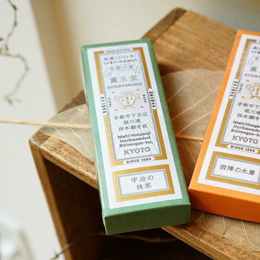線香 宇治の抹茶 (紙箱)《天然香料》