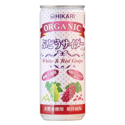 ORGANIC ぶどうサイダー+レモン