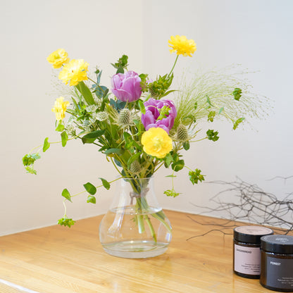 花束をそのまま飾れるおしゃれ花瓶「mazzo」