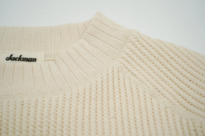 Waffle Mid-neck / ワッフルミッドネック