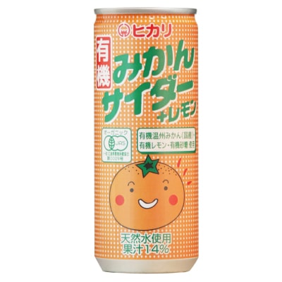 有機みかんサイダー+レモン